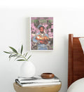 Kendrick Not Like Us hip-hop wall art canvas print with purple and green accents for Indian home decor.